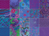 Kaffe Fassett Peacock 10" Squares/Layer Cake by Free Spirit Fabrics
