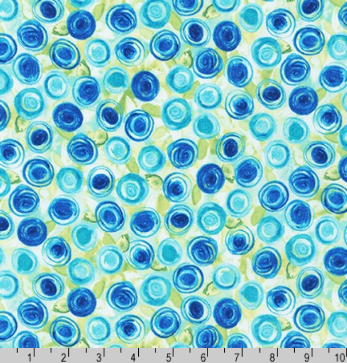 Natural Blooms - Lagoon by Wishwell for Robert Kaufman Fabrics