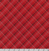 Winter's Grandeur 8 - Silver Metallic and Scarlet Plaid by Robert Kaufman AXBM-19329-93