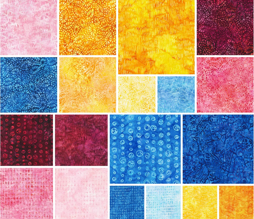 Artisan Batiks Good Vibes Roll Up/Jelly Roll by Robert Kaufman | RU-959-40