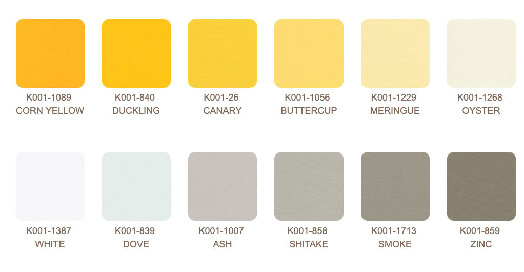 Kona Cotton Sunny Side Up Palette Half Roll