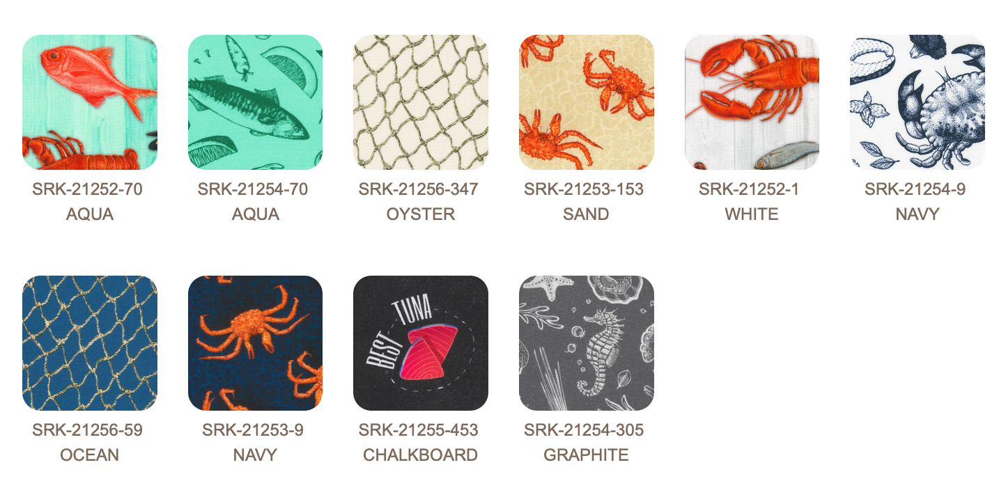 Kaufman - Catch Of The Day Fat Quarter Bundle