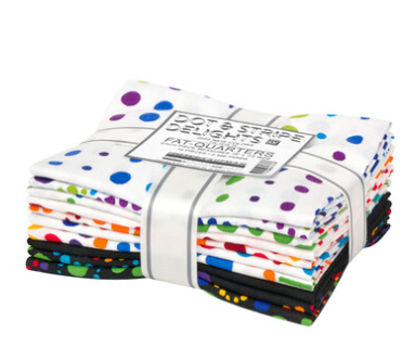 Dot Stripe Delights New Colors Fat Quarter Bundle