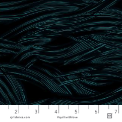Andalucia - Waves Deep Sea - RJR Fabrics