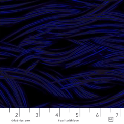 Andalucia - Waves Night Sky - RJR Fabrics