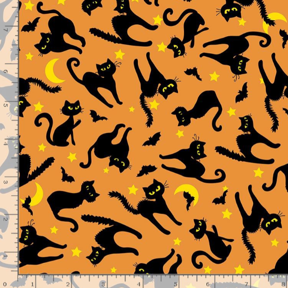 Creep It Real - Black Cats, Moons and Stars