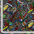 Back To School Chalkboard Text Fabric