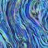 Royal Plume - Utopia Metallic Aqua Blue Marble