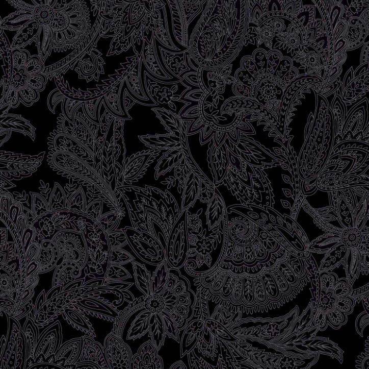RJR - Maison - Paisley Black by Jinny Beyer
