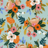 Amalfi - Lively Floral Mint Rayon by Rifle Paper