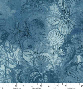 RJR - Miyako Celadon Fabric by Jinny Beyer