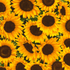 Sunflower Farm Packed Sunflowers by Timeless Treasures | Floral Fabric