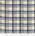 Vive La France Wovens Indigo Windowpane Plaid by Moda Fabrics 12559 29