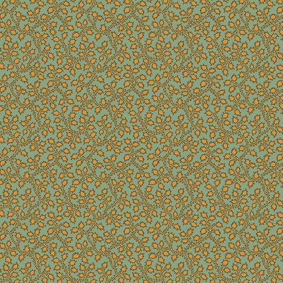 Crystal Farm - Vines and Berries Teal Yardage
