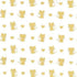 Fat Quarter - Glitter Critters - Nice Mice White/Gold Glitter