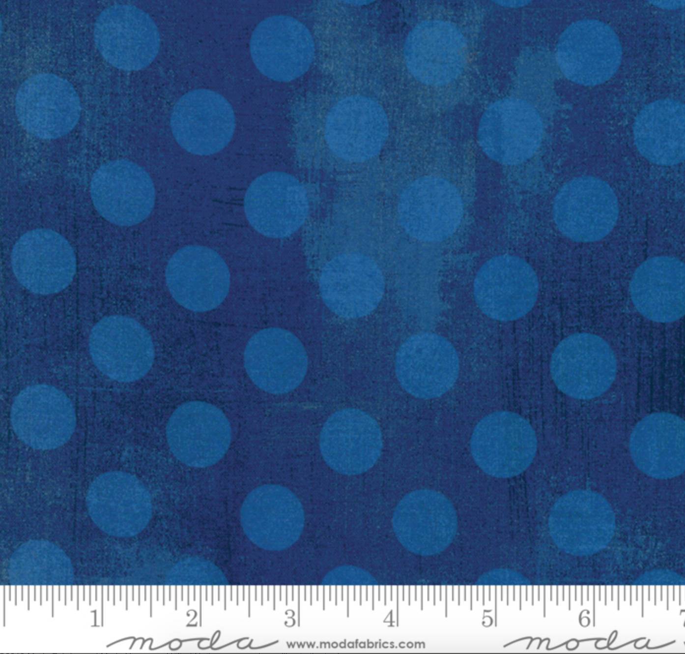 Grunge Hits The Spot - Cobalt 108" Wide Yardage